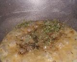 A picture of step 2 of Mushroom Soup.