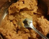 A picture of step 7 of Taisen's beef and bean enchiladas.