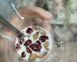 Hình bước làm 2 của món Bột sắn dây táo đỏ