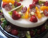Foto langkah ke 7 dari resep Puding susu mix buah.