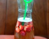 Hình bước làm 3 của món Trà Kombucha dâu tây