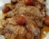 Foto del paso 6 de la receta Lomo cerdo plancha con salsa cherry