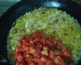 A picture of step 4 of Begun ka bharta.