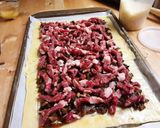 A picture of step 9 of French Onion Steak & Mushroom Tart.
