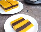Foto langkah ke 8 dari resep Kue Lapis Labu Kuning Coklat.