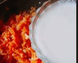 A picture of step 3 of Carrot Halwa.