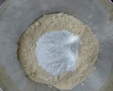 A picture of step 4 of Moong Dal Ladoo.