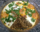 A picture of step 7 of Minced Meat n Egg#Theme Challenge.