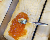A picture of step 4 of Apricot Squares.