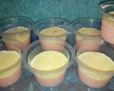 Foto langkah ke 3 dari resep Puding jelly strawberry.