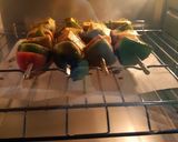 A picture of step 7 of Spinach coated grilled cottage cheese.