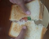 Foto langkah ke 11 dari resep 1. Roti bakar rainbow/toast rainbow mozarella chesee.