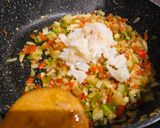 Foto del paso 3 de la receta Bacalhao Braz portugués con un toque mediterráneo y ligeramente picante
