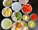 A picture of step 1 of One Pot Pav Bhaji.