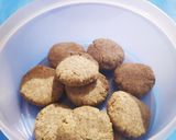 A picture of step 9 of Ragi flour cookies.