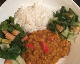A picture of step 7 of My latest dhal recipe...this one uses whole spices & coconut milk.