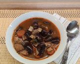 Házi tarka bableves 🫘🍲🫘 recept fázis 5 fotója