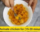 A picture of step 2 of KFC Chicken Popcorn| Chicken Pops|Chicken Bites.