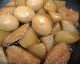 A picture of step 4 of Stewed Chicken Wings and Daikon.