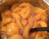 A picture of step 4 of Nikki's peach cobbler.