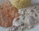 Natúr karajszelet szegfűgomba mártással recept fázis 6 fotója