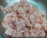 A picture of step 1 of Palak Chicken Pakoda.