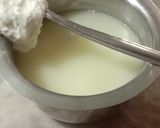 A picture of step 3 of Mozzerella cheese.