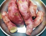 A picture of step 1 of Sweet potato french fries.