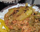 صورة لخطوة 1 من وصفة شكشوكة الخضر المشوية 🌶️🫑🍅