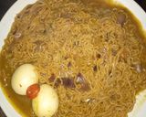 A picture of step 4 of Indomie.