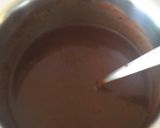 A picture of step 3 of Chocolate Halwa/Sheera.