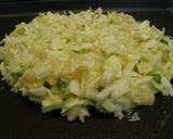 A picture of step 7 of Our Family's Recipe For Fluffy Light Okonomiyaki with Tofu.