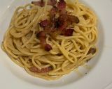 A picture of step 4 of Skillet Spaghetti Carbonara for 13.