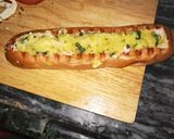 A picture of step 7 of Veg hot dog.