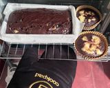 Foto langkah ke 6 dari resep Brownies Pisang Keju (Takaran sendok Tanpa Mikser).