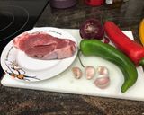 Foto del paso 1 de la receta: Filete de pobre en wok de verduras