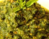 A picture of step 1 of Rich Basil Pesto Pasta.
