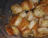 A picture of step 2 of Homemade Croutons.