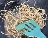 Foto langkah ke 5 dari resep Spaghetti ft Cumi Cabe Ijo.