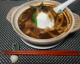 A picture of step 10 of Thick Stewed Miso Udon Noodles.