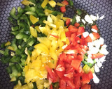 Foto del paso 2 de la receta: Lasaña vegetal con pollo y crema de champiñones #por una diabetes con sabor *sin harinas