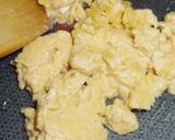 A picture of step 6 of The Golden Ratio For a Not-Rolled Dashimaki Tamago Made in a Frying Pan.