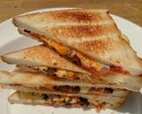 A picture of step 7 of Pizza Sandwich.