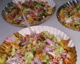 A picture of step 3 of Papdi Chaat.