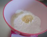 A picture of step 2 of Rice Flour Bread in a Pound Cake Mold.