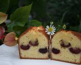 A picture of step 7 of So Juicy! Pound Cake with Whole Kyoho Grapes.