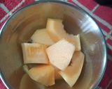 A picture of step 1 of Water melon juice.