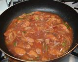 A picture of step 3 of Tomato-Filled Napolitan Spaghetti for Lunch.