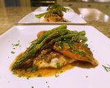 A picture of step 6 of Chicken piccata.