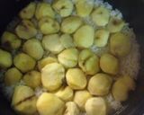 A picture of step 9 of Chestnut Rice.